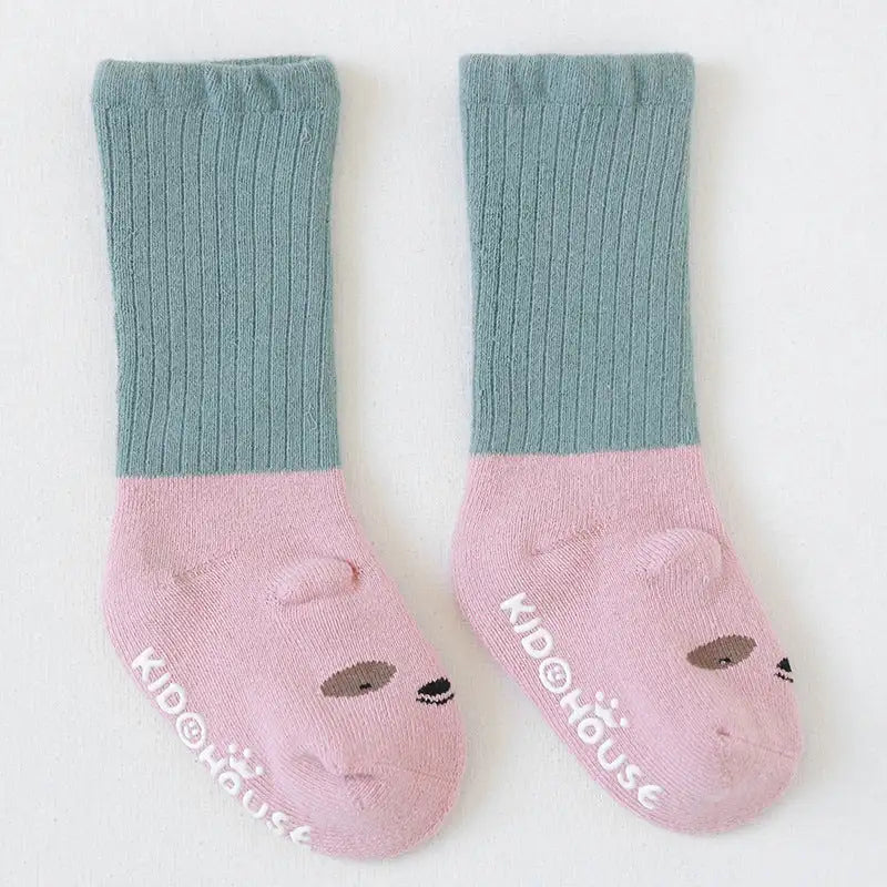 Cozy Terry Baby Floor Socks