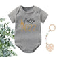 Hello 2022 Newborn Baby Bodysuit Romper