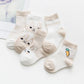 Cotton breathable male and female baby socks