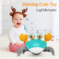 Cute Sensing Crawling Crab Baby Toy