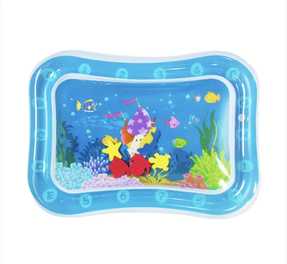 Inflatable Sea Turtle Baby Water Play Mat