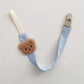 Baby Bear Pacifier Anti-drop Chain Clip