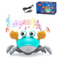 Cute Sensing Crawling Crab Baby Toys