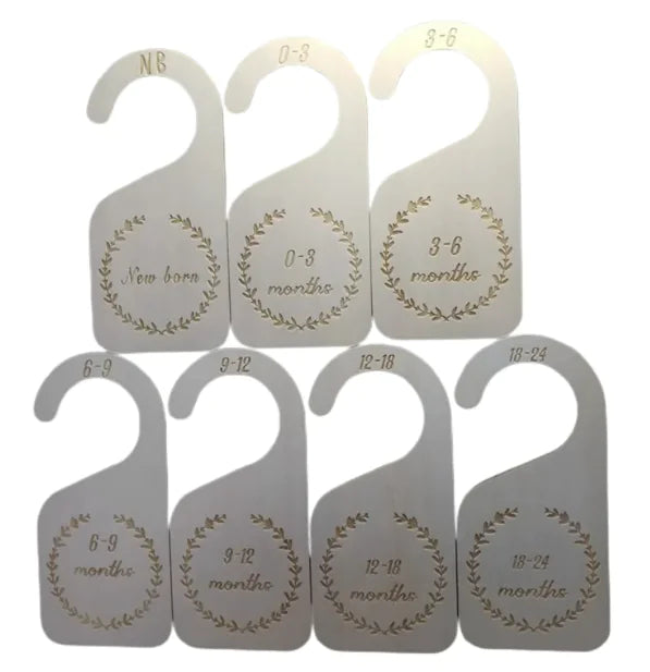 Wooden Baby Closet Size Divider Set