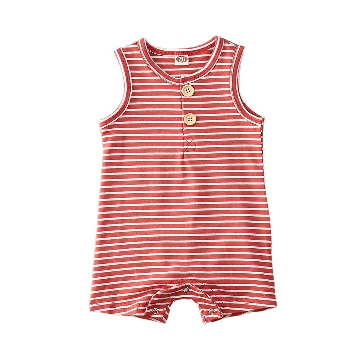 2019 Baby Striped Romper: Sleeveless Summer Outfit