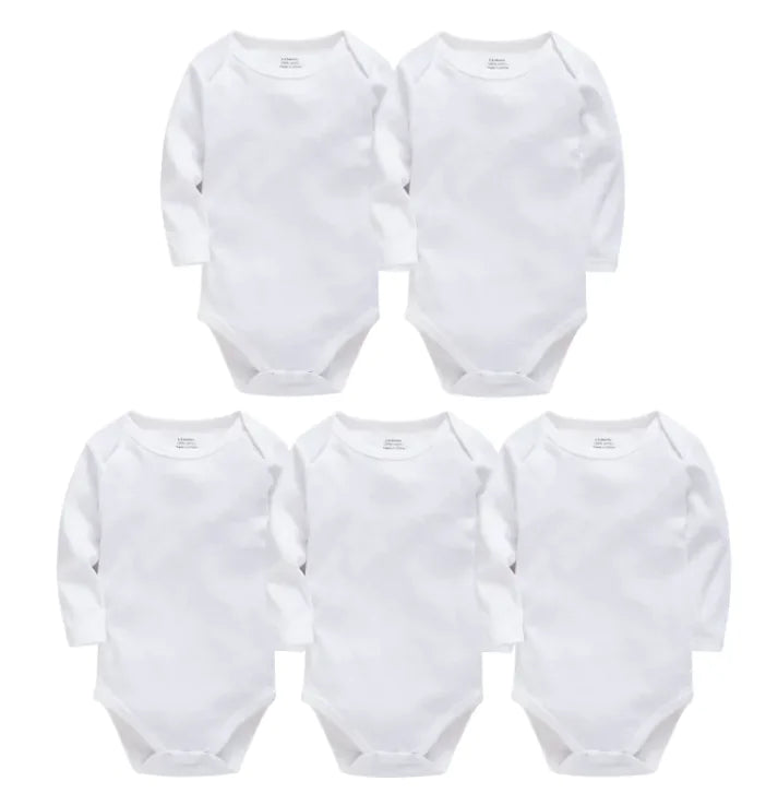 Pure Snug Baby Romper - Long-Sleeved Cotton Onesie