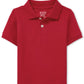 The Children's Place baby boys Fashion Color Short Sleeve Pique Polo 5T Classic Red Single