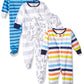 Onesies Brand baby-boys 4-pack Sleep 'N Play Footies Newborn Dog