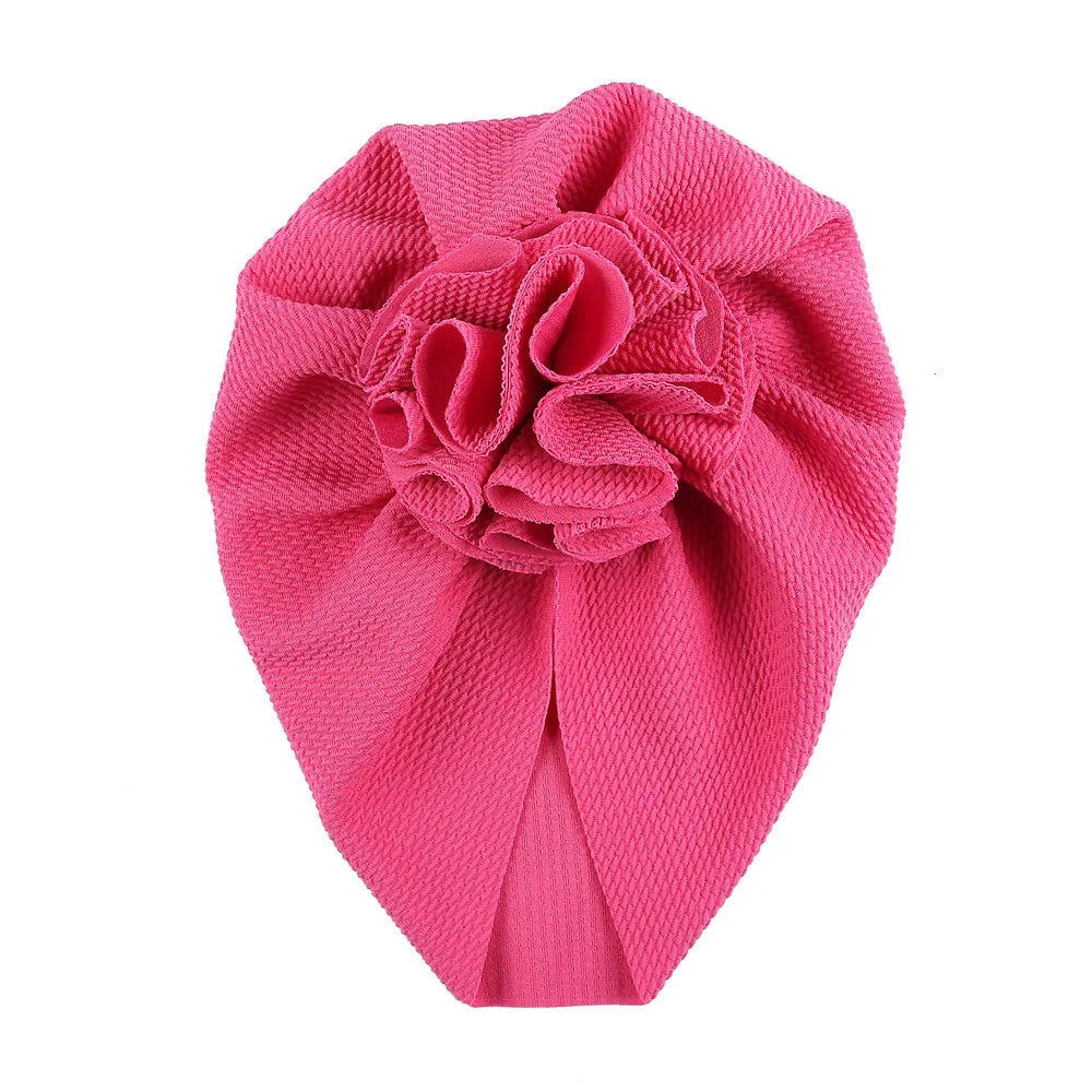 Knot Bow Baby Headbands: Toddler Headwraps with Flower Turban Hats, Elastic Hair Accessories