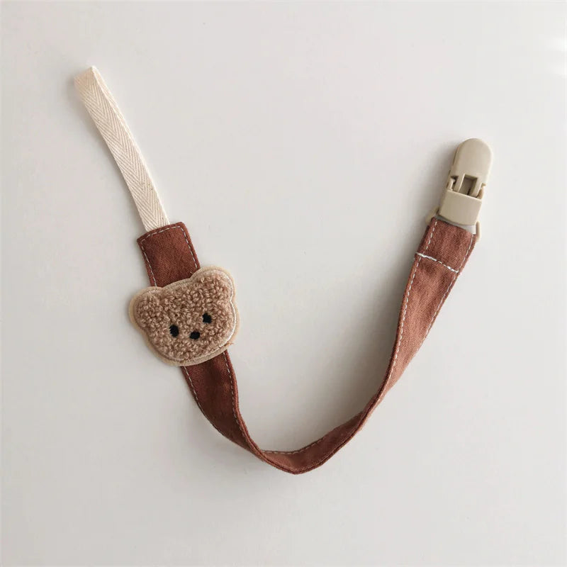 Baby Bear Pacifier Anti-drop Chain Clip