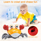 Cute Sensing Crawling Crab Baby Toys Interactive