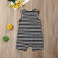 2019 Baby Striped Romper: Sleeveless Summer Outfit