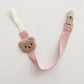 Baby Bear Pacifier Anti-drop Chain Clip