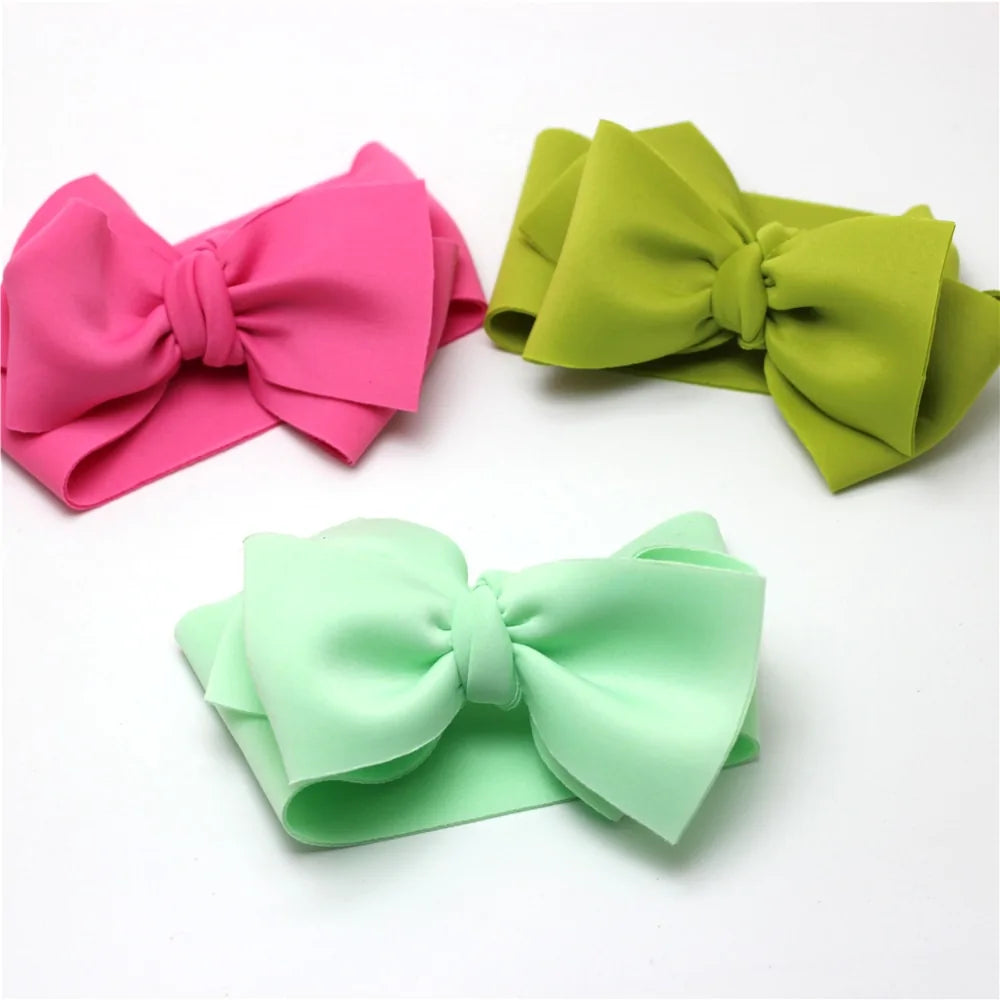 Oversize Bow Baby Girls Winter Headwrap