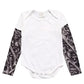 Baby Boys Romper Long Sleeve Tattoo Print