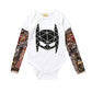 Baby Boys Romper Long Sleeve Tattoo Print