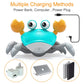 Cute Sensing Crawling Crab Baby Toys