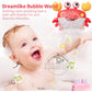 Baby Bath Toys Bubble Machine Crabs Frog