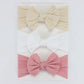 3Pcs/Lot Knit Baby Headband Bow Set