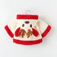 4 Colors Cute Christmas Elk Plush Baby Jacket