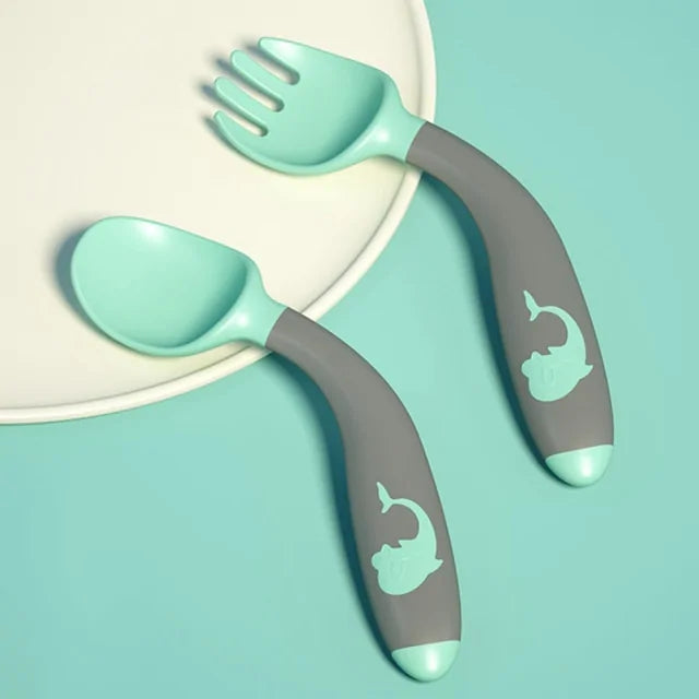 Silicone Spoon for Baby Utensils Set