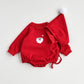 One Piece Embroidery Santa Clause Baby Clothing