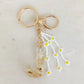 Baby Daisy Initial Key Chain