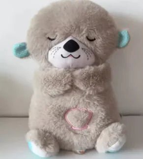 Baby Plush Breathing Bear – Soothing Sleep Toy with Music and Light