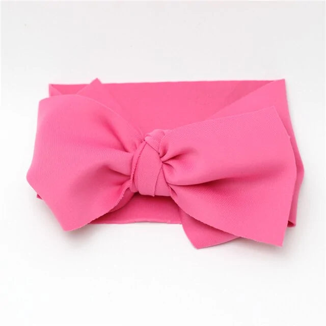 Oversize Bow Baby Girls Winter Headwrap