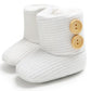 Cozy Sunflower Cotton Baby Boots