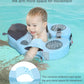 Baby Swimming Float With Sunshade For Infant Non-Inflatable Pool