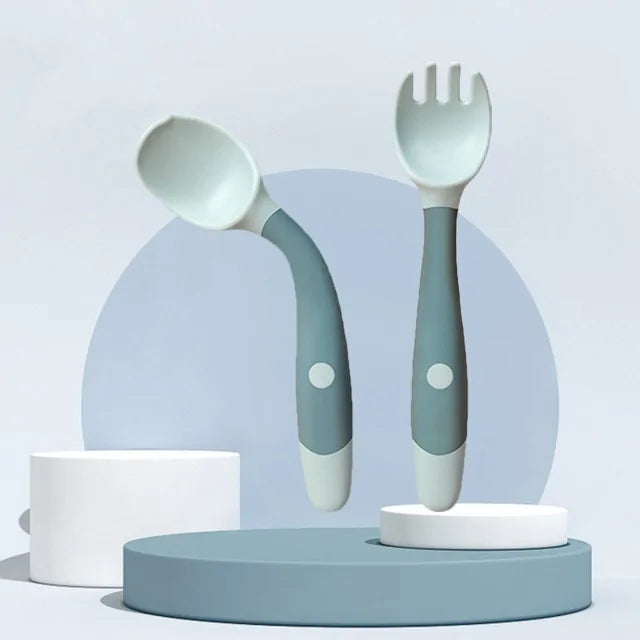 Silicone Spoon for Baby Utensils Set