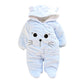 LZH Baby Winter Overall  Long Sleeve Infant Clothing