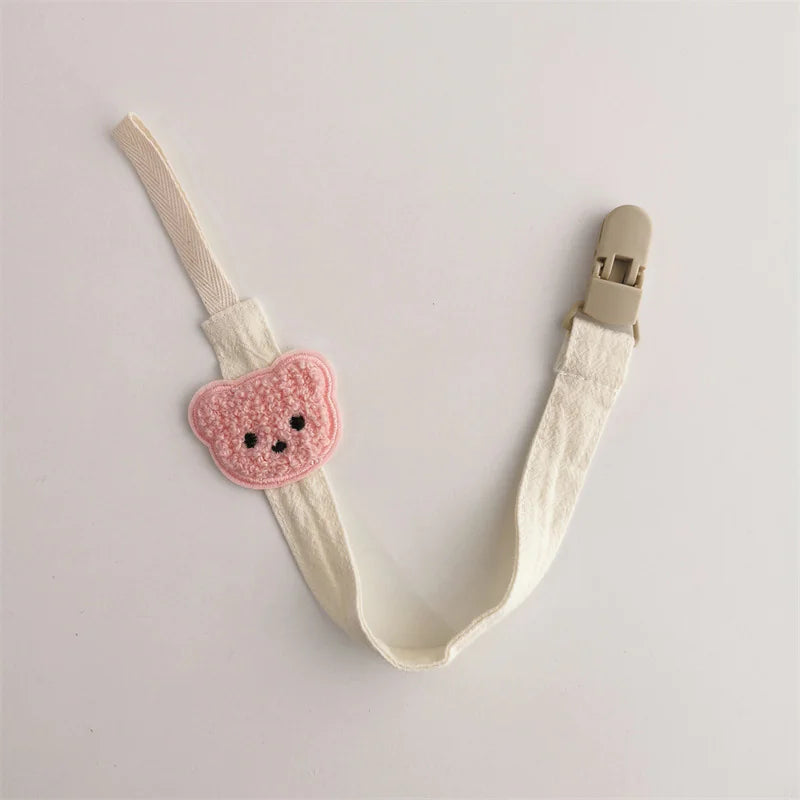 Baby Bear Pacifier Anti-drop Chain Clip