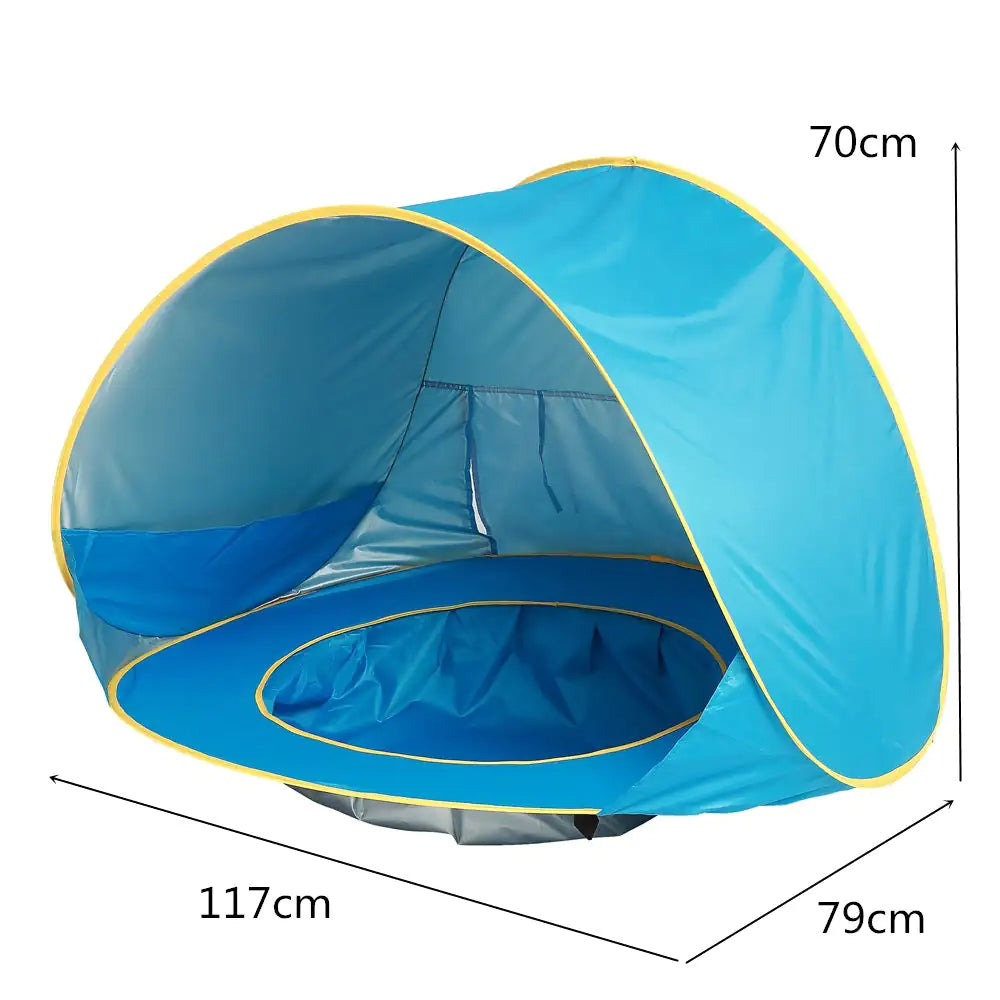 Baby Beach Tent: Easy Fold-Up Waterproof Sun Awning Tent