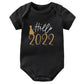 Hello 2022 Newborn Baby Bodysuit Romper