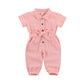 Infant Kids Baby Girls Denim Jumpsuit