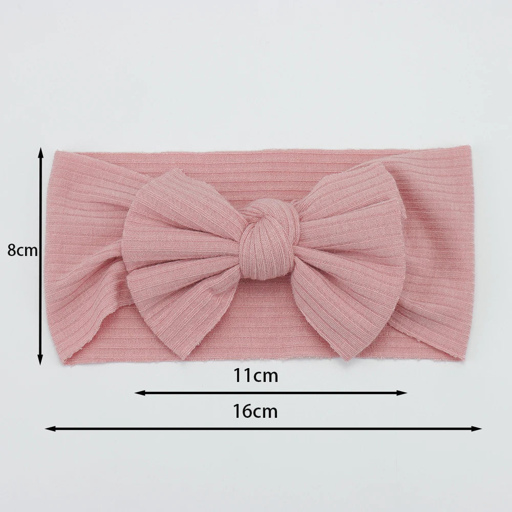 3Pcs/Lot Knit Baby Headband Bow Set