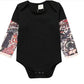 Baby Boys Romper Long Sleeve Tattoo Print