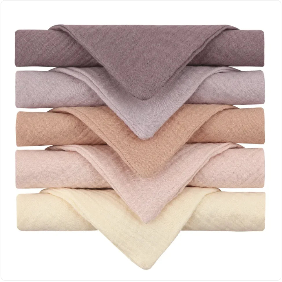 5-Pack Baby Cotton Face Towels