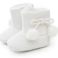 Cozy Sunflower Cotton Baby Boots