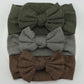 3Pcs/Lot Knit Baby Headband Bow Set