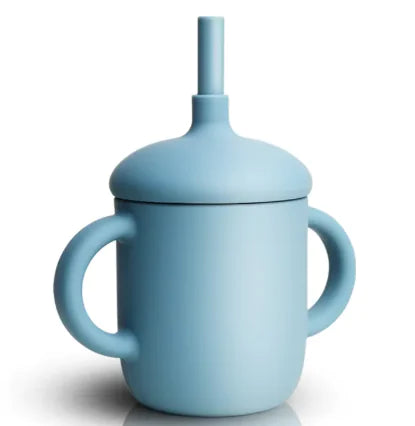 Leak-Proof Silicone Baby Straw Cup