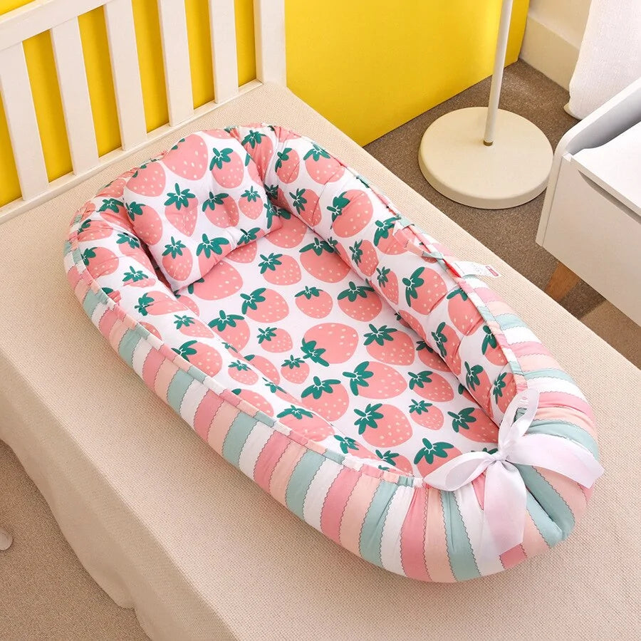 Removable Sleeping Nest for Baby Bed Crib