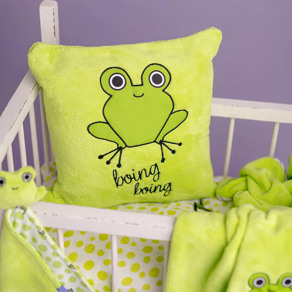 Milk&Moo Cacha Frog Baby Pillow