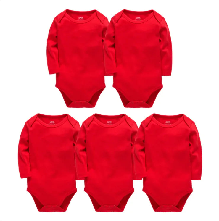 Pure Snug Baby Romper - Long-Sleeved Cotton Onesie