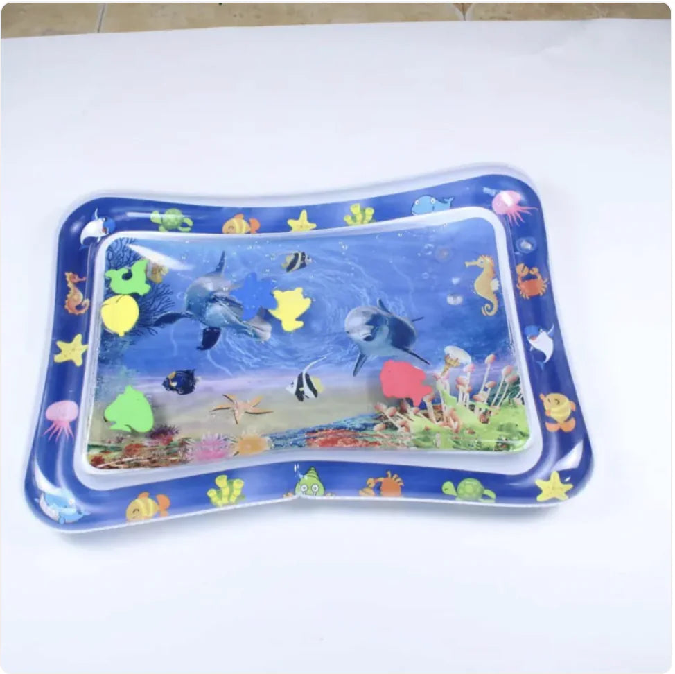 Inflatable Sea Turtle Baby Water Play Mat