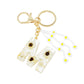 Baby Daisy Initial Key Chain