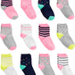 Simple Joys by Carter's Baby 12-Pack Socks 2-3T Multicolor/Dinosaur/Dots/Hearts/Stripe