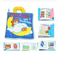 Beiens 3D Soft Cloth Baby Books: Animal and Vehicle Themes, Montessori Educational Toys for Toddler Development